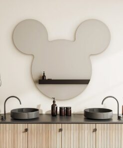 מראה מעוצבת בחיתוך מיוחד בצורת מיקי מאוס